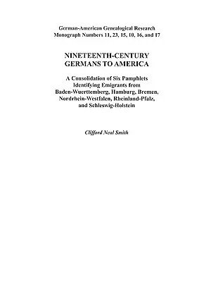 Germanii din secolul al XIX-lea în America - Nineteenth-Century Germans to America