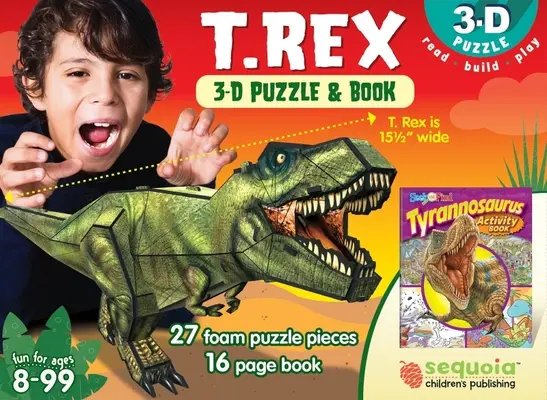 T. Rex: Puzzle 3D și carte [Cu puzzle] - T. Rex: 3D Puzzle and Book [With Puzzle]
