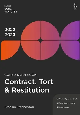 Statutul de bază privind contractele, răspunderea civilă delictuală și restituirea 2022-23 - Core Statutes on Contract, Tort & Restitution 2022-23