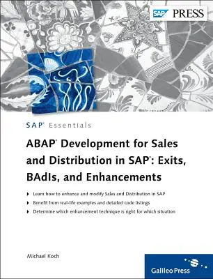 Dezvoltarea ABAP pentru vânzări și distribuție în SAP - ieșiri, BAdI și îmbunătățiri - ABAP Development for Sales and Distribution in SAP - Exits, BAdIs, and Enhancements