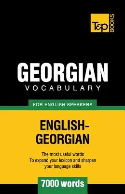 Vocabular georgian pentru vorbitori de engleză - 7000 de cuvinte - Georgian vocabulary for English speakers - 7000 words