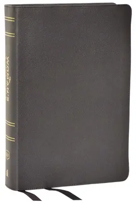 Kjv, Biblia de studiu a femeii, piele naturală neagră, litere roșii, ediție color, amprentă confort (indexată cu degetul mare): Primirea adevărului lui Dumnezeu pentru echilibru, - Kjv, the Woman's Study Bible, Black Genuine Leather, Red Letter, Full-Color Edition, Comfort Print (Thumb Indexed): Receiving God's Truth for Balance,