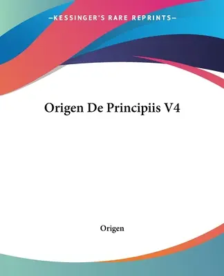Origen De Principiis V4