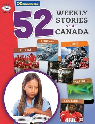 52 de povestiri săptămânale de non-ficțiune despre Canada Grades 3-4 - 52 Weekly Nonfiction Stories About Canada Grades 3-4