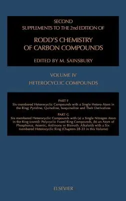 Compuși heterociclici Ssrcc IV Partea F: compuși heterociclici cu șase membri Un singur atom heterociclic în inelpartea G (parțială): Compus heteronic cu șase membri - Heterocyclic Compounds Ssrcc IV Part F: Six-Membered Heter Comp Single Heter-Atom in the Ringpart G (Partial): Six Membered Heter Comp