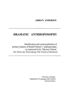 Antroposofia dramatică - Dramatic Anthroposophy