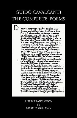 Guido Cavalcanti, Poezii complete - Guido Cavalcanti, the Complete Poems