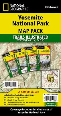 Parcul Național Yosemite [Pachet cu hărți] - Yosemite National Park [Map Pack Bundle]