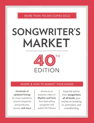 Songwriter's Market: Unde și cum să vă comercializați cântecele - Songwriter's Market: Where & How to Market Your Songs