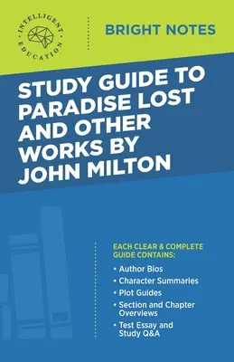 Ghid de studiu pentru Paradise Lost și alte opere de John Milton - Study Guide to Paradise Lost and Other Works by John Milton