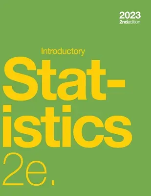 Introductory Statistics 2e (copertă, color) - Introductory Statistics 2e (paperback, b&w)