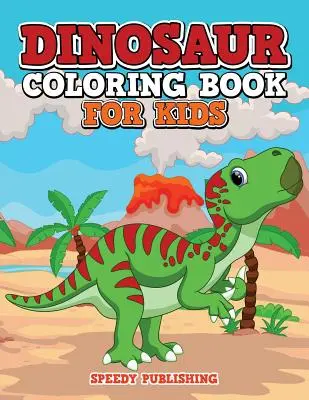 Carte de colorat cu dinozauri pentru copii - Dinosaur Coloring Book For Kids