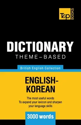 Dicționar tematic British English-Korean - 3000 cuvinte - Theme-based dictionary British English-Korean - 3000 words