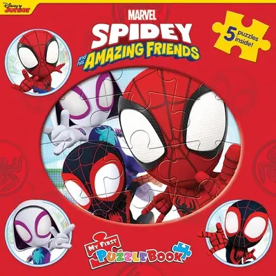 Marvel Spidey & Friends Prima mea carte puzzle - Marvel Spidey & Friends My First Puzzle Book
