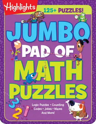 Blocul Jumbo de puzzle-uri cu numere - Jumbo Pad of Number Puzzles