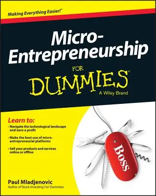 Micro-antreprenoriat pentru manechine - Micro-Entrepreneurship for Dummies