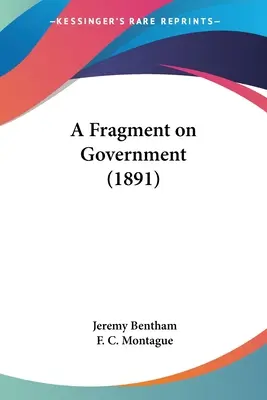 Fragment despre guvernare (1891) - A Fragment on Government (1891)