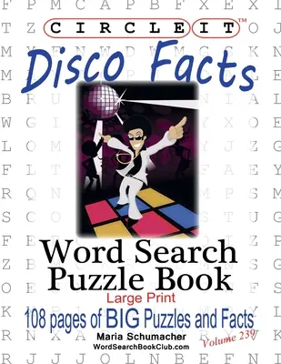 Circle It, Disco Facts, Căutare de cuvinte, Carte puzzle - Circle It, Disco Facts, Word Search, Puzzle Book