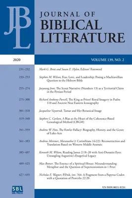 Revista de literatură biblică 139.2 (2020) - Journal of Biblical Literature 139.2 (2020)