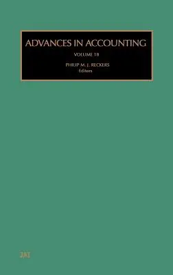 Avansuri în contabilitate: Volumul 18 - Advances in Accounting: Volume 18