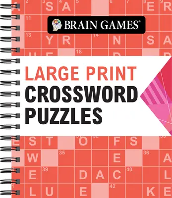 Jocurile creierului - Cuvinte încrucișate de tipar mare (Arrow) - Brain Games - Large Print Crossword Puzzles (Arrow)