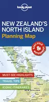 Lonely Planet Insula de Nord a Noii Zeelande Harta de planificare 1 - Lonely Planet New Zealand's North Island Planning Map 1