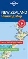Lonely Planet Noua Zeelandă Hartă de planificare 1 - Lonely Planet New Zealand Planning Map 1