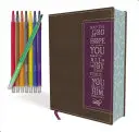 Niv, Beautiful Word Coloring Bible and 8-Pencil Gift Set, Leathersoft, Brown: Sute de versete de colorat - Niv, Beautiful Word Coloring Bible and 8-Pencil Gift Set, Leathersoft, Brown: Hundreds of Verses to Color