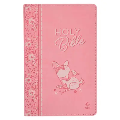 NLT Keepsake Sfânta Biblie pentru copii Fetițe Botez Paște, New Living Translation, roz - NLT Keepsake Holy Bible for Baby Girls Baptism Easter, New Living Translation, Pink