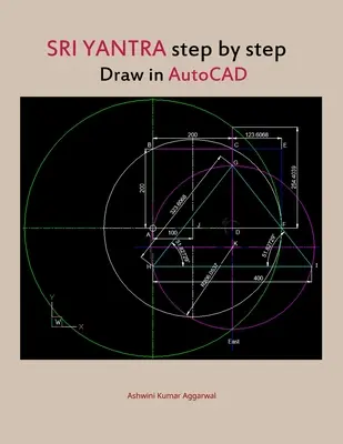 Sri Yantra desenat pas cu pas în AutoCAD - Sri Yantra step by step draw in AutoCAD