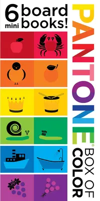 Pantone: Box of Color: 6 mini cărți de carton!: 6 mini cărți de carton! - Pantone: Box of Color: 6 Mini Board Books!: 6 Mini Board Books!