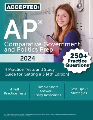 AP Comparative Government and Politics Prep 2024: 4 teste practice și ghid de studiu pentru a obține un 5 [4th Edition] - AP Comparative Government and Politics Prep 2024: 4 Practice Tests and Study Guide for Getting a 5 [4th Edition]