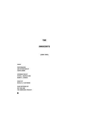 Taryn Simon: Inocenții - Taryn Simon: The Innocents