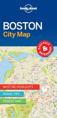 Harta Lonely Planet a orașului Boston - Lonely Planet Boston City Map