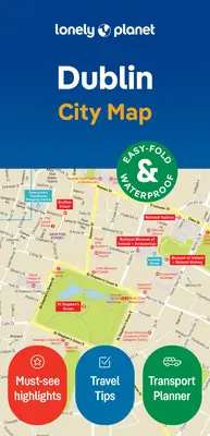 Harta Lonely Planet a orașului Dublin - Lonely Planet Dublin City Map