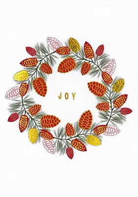 Crenguțe de bucurie: felicitări de sărbători în cutii mici - Boughs of Joy Small Boxed Holiday Cards