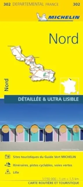 Nord - Hartă locală Michelin 302 - Nord - Michelin Local Map 302