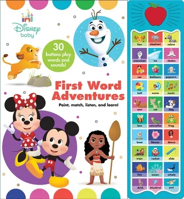 Cartea cu sunete Apple Disney Baby First Word Adventures - Apple Disney Baby First Word Adventures Sound Book