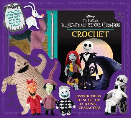 Coșmarul înainte de Crăciun de Disney Tim Burton croșetat - Disney Tim Burton's The Nightmare Before Christmas Crochet