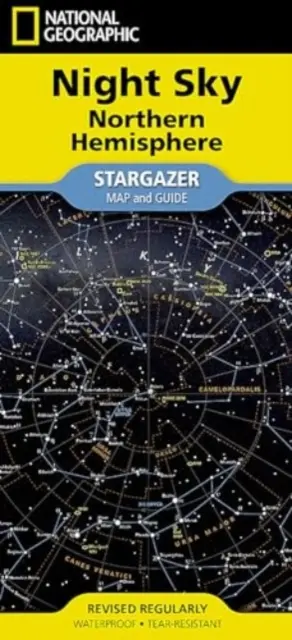 National Geographic Night Sky - Harta emisferei nordice - National Geographic Night Sky - Northern Hemisphere Map