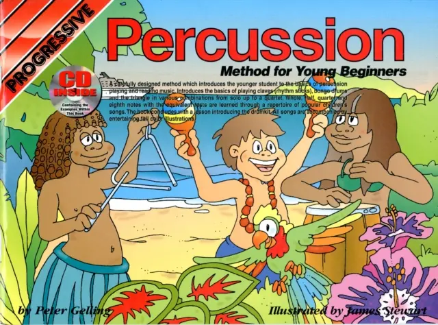 Metodă progresivă de percuție pentru tinerii începători - Progressive Percussion Method for Young Beginners