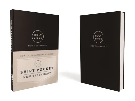 Niv, Noul Testament cu buzunar pentru cămașă, Leathersoft, negru, Comfort Print - Niv, Shirt Pocket New Testament, Leathersoft, Black, Comfort Print