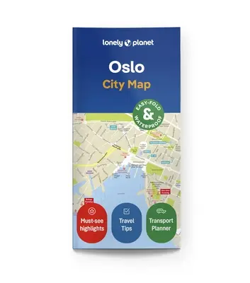 Hartă Lonely Planet a orașului Oslo - Lonely Planet Oslo City Map