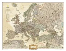 National Geographic: Europa Executive Wall Map - National Geographic: Europe Executive Wall Map