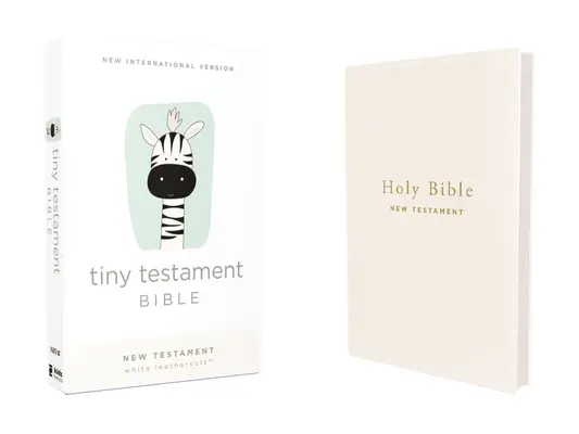 Niv, Biblia Sinodală, Noul Testament, Leathersoft, Albă, Comfort Print - Niv, Tiny Testament Bible, New Testament, Leathersoft, White, Comfort Print