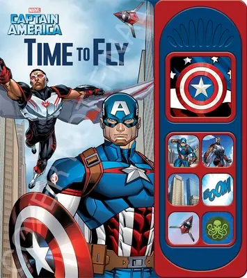 Marvel Captain America: Time to Fly Carte de sunet - Marvel Captain America: Time to Fly Sound Book