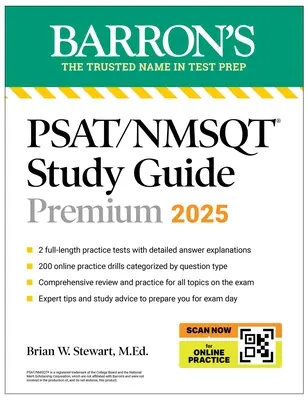 Ghid de studiu Psat/NMSQT Premium: 2025: 2 teste practice + revizuire cuprinzătoare + 200 de exerciții online - Psat/NMSQT Premium Study Guide: 2025: 2 Practice Tests + Comprehensive Review + 200 Online Drills