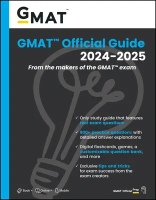 Ghidul oficial GMAT 2024-2025: Carte + Bancă de întrebări online - GMAT Official Guide 2024-2025: Book + Online Question Bank