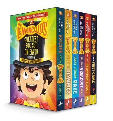 Cel mai grozav box set de pe Pământ al domnului Lemoncello: Cărțile 1-6 - Mr. Lemoncello's Greatest Box Set on Earth: Books 1-6