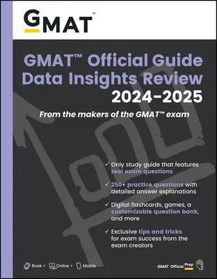 GMAT Official Guide Data Insights Review 2024-2025: Carte + Bancă de întrebări online - GMAT Official Guide Data Insights Review 2024-2025: Book + Online Question Bank